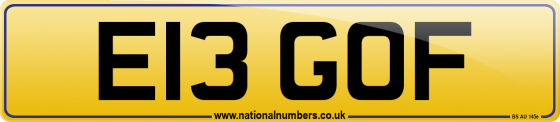 E13 GOF