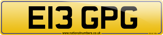 E13 GPG