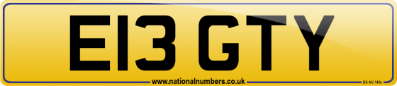 E13 GTY