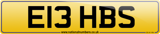E13 HBS