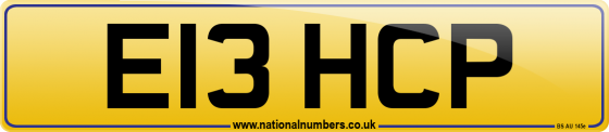E13 HCP