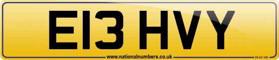 E13 HVY