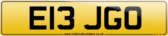E13 JGO