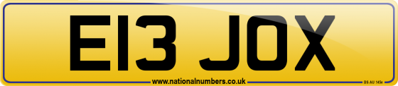 E13 JOX