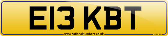E13 KBT