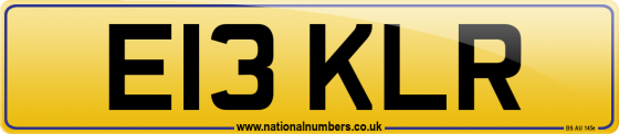 E13 KLR