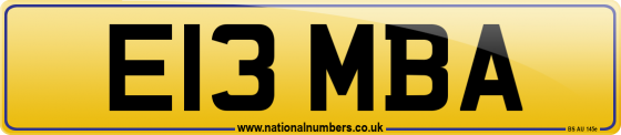 E13 MBA