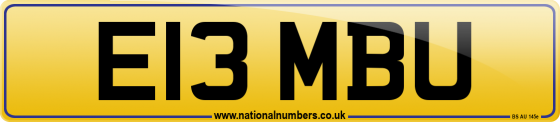 E13 MBU