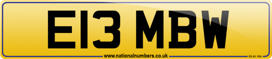E13 MBW