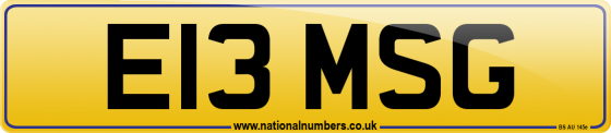 E13 MSG