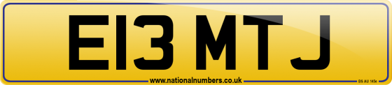 E13 MTJ