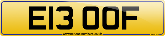 E13 OOF