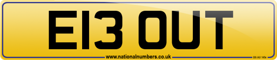 E13 OUT