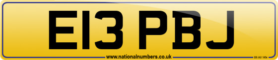 E13 PBJ