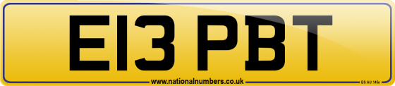 E13 PBT