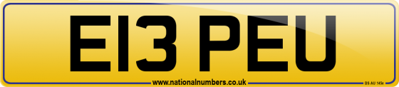 E13 PEU