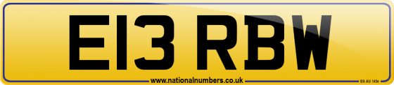 E13 RBW