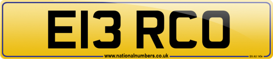 E13 RCO
