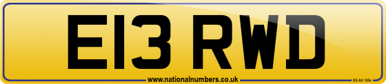 E13 RWD