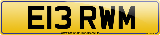 E13 RWM