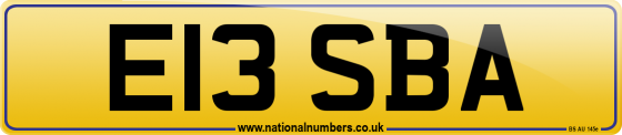 E13 SBA