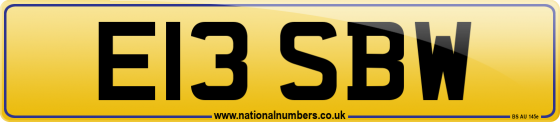 E13 SBW