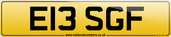 E13 SGF