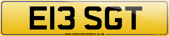 E13 SGT