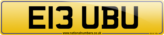 E13 UBU