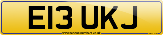 E13 UKJ