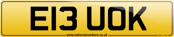 E13 UOK