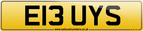 E13 UYS