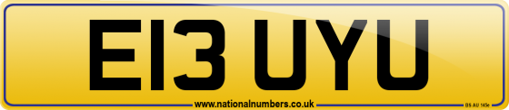 E13 UYU