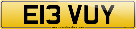 E13 VUY