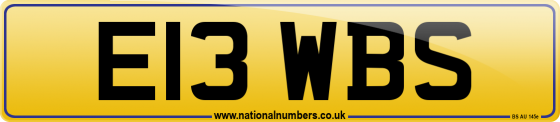 E13 WBS