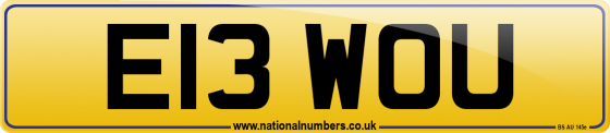 E13 WOU