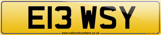 E13 WSY