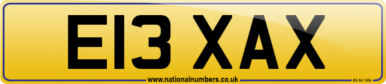 E13 XAX