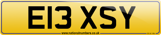 E13 XSY