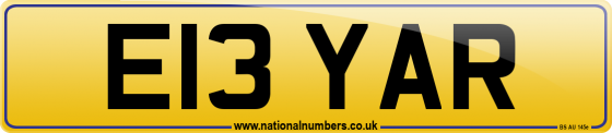 E13 YAR