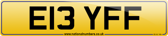 E13 YFF