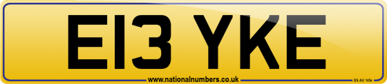 E13 YKE