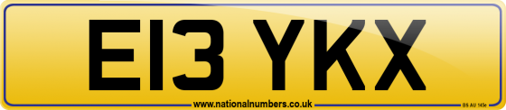 E13 YKX