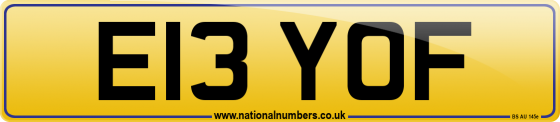 E13 YOF