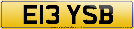 E13 YSB