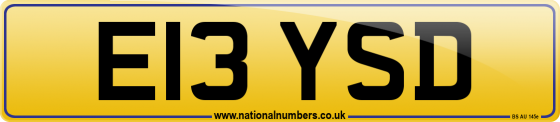 E13 YSD