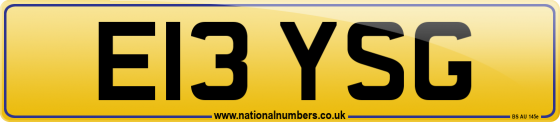 E13 YSG