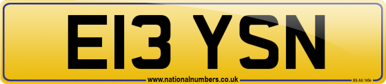 E13 YSN
