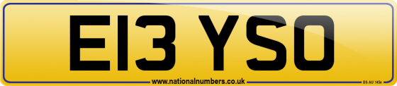 E13 YSO