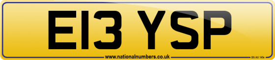E13 YSP